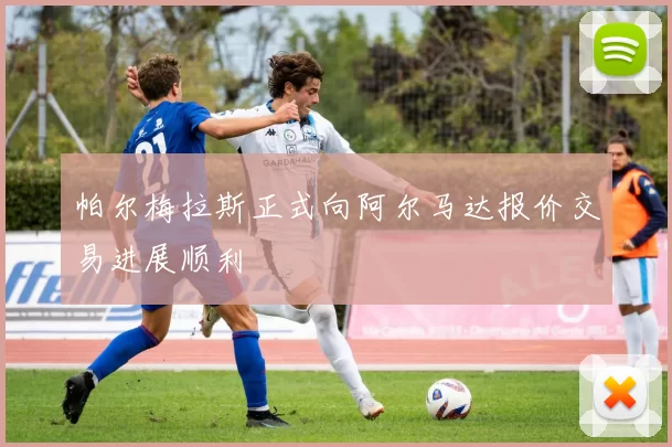 帕尔梅拉斯正式向阿尔马达报价交易进展顺利